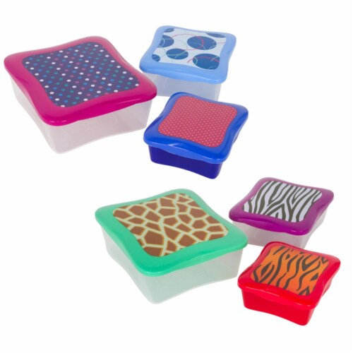 Evriholder 6035104 Pack N Snack Assorted Food Storage - Pack of 4 Perspective: front