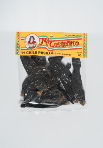 Mi Costenita Chile Pasilla Pods Perspective: front