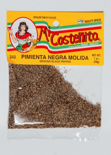 Mi Costenita Ground Black Pepper Perspective: front