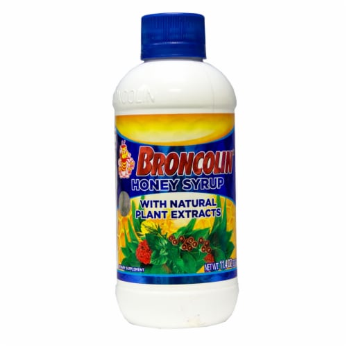 Broncolin Honey Syrup Dietary Supplement Perspective: front