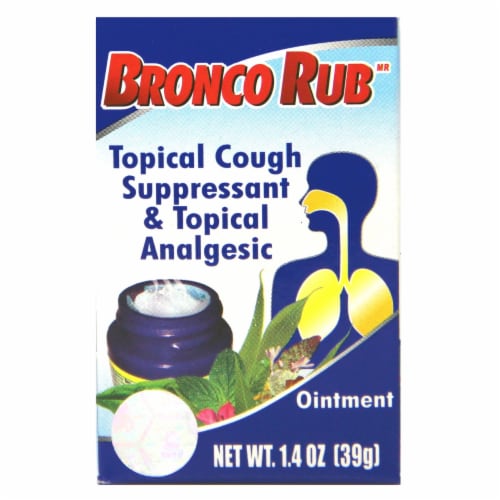 Broncolin Cough Suppressant Rub Perspective: front