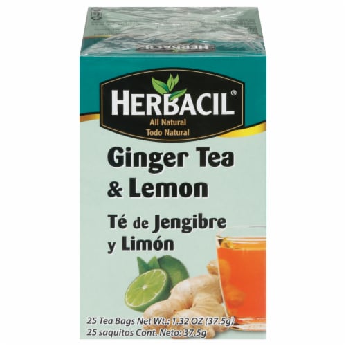 Herbacil® Ginger and Lemon Tea Perspective: front