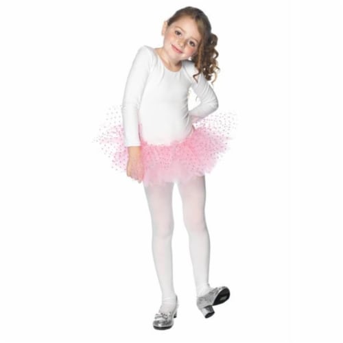 Costumes For All Occasions UA4902PK Tutu Flocked Polka Dots Cld Pk Perspective: front