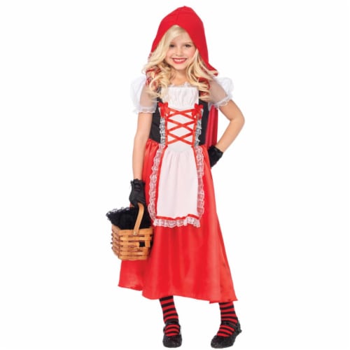 Morris Costume UAC48143MD Red Riding Hood 2 Piece Child Costume, Medium Perspective: front