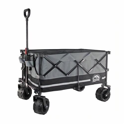 Folding camping sales trolley go outdoors