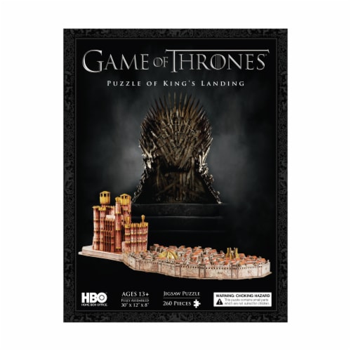 4D Cityscape Game of Thrones: Kings Landing Puzzle Perspective: front