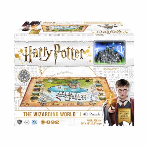 4D Cityscape Harry Potter Wizarding World Puzzle Perspective: front