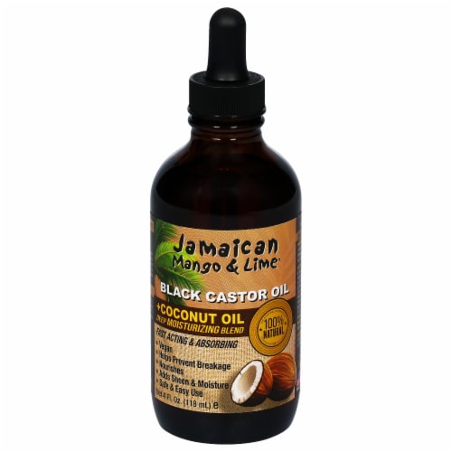 Jamaican Mango & Lime® Pure Jamaican Cocomut Black Castor Oil Perspective: front