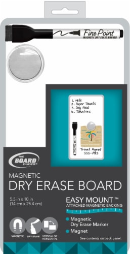 The Board Dudes® Magnetic Dry Erase Board Perspective: front