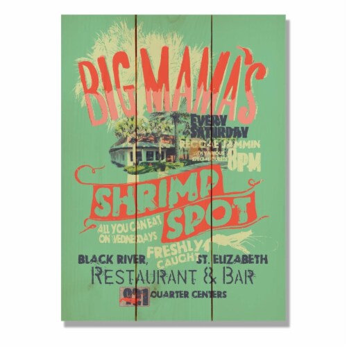 Day Dream WBMS1115 11 x 15 in. Big Mamas Shrimp Wall Art Perspective: front