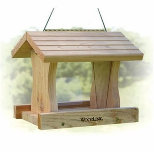 WoodLink AT3 11 in. Deluxe Cedar Feeder Perspective: front
