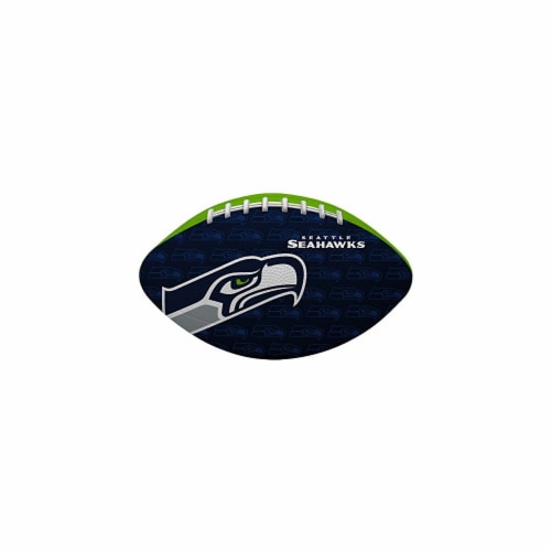 Classic Impressions Seattle Seahawks Junior Football - Blue/Green Perspective: front