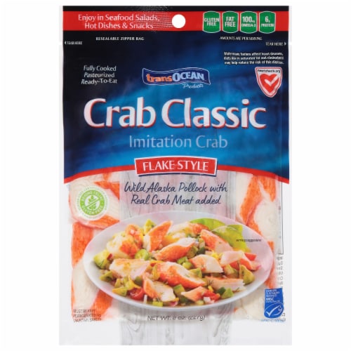 Trans-Ocean Crab Classic Imitation Crab Flake Style Perspective: front