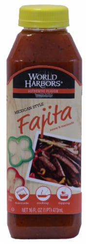 World Harbors Mexican Style Fajita Marinade Perspective: front