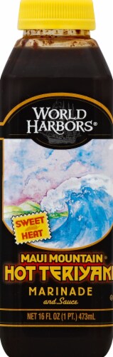 World Harbors Maui Mountain Hot Teriyaki Sauce & Marinade Perspective: front