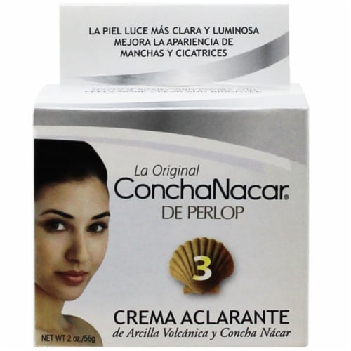 Concha Nacar 3 Blanca White Bleach Face Cream Perspective: front