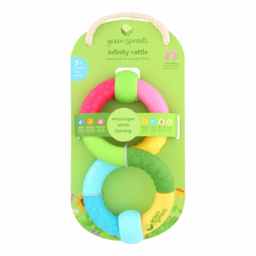 Green Sprouts Infinity Rattle Perspective: front