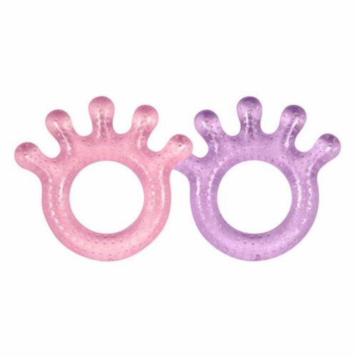 Green Sprouts Cooling Teether Pink Perspective: front