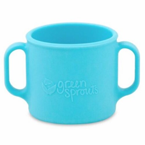 Green Sprouts® Learning Cup - Aqua Perspective: front