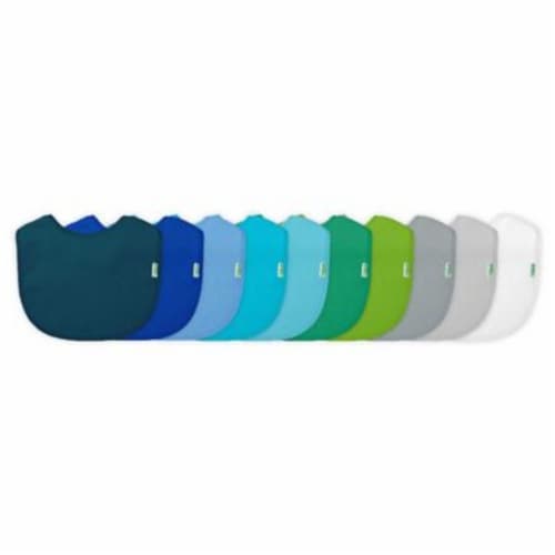 Green Sprouts® Stay-dry Multi Color Infant Bibs Perspective: front