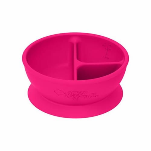 Green Sprouts® Learning Bowl - Pink Perspective: front