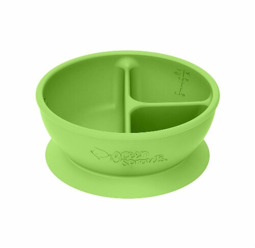 Green Sprouts® Baby Learning Bowl - Green Perspective: front