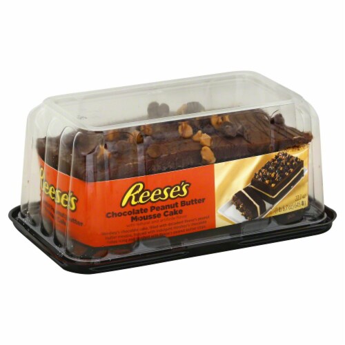Reese's Chocolate Peanut Butter Mousse Cake Perspective: front