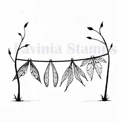 Lavinia Stamp -Wet Wings Perspective: front