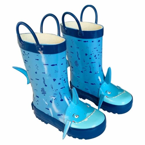 Rain Boot Toddler Loop Boot Rain Boot Navy Blue Light Blue Size 4T 1 Smith s Food and Drug