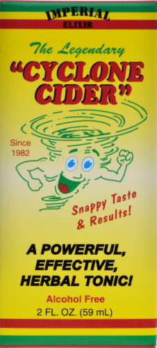 Imperial Elixir Cyclone Cider Herbal Tonic Perspective: front