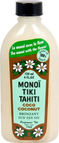 Monoi Tiare Tahiti  Suntan Oil with Sunscreen Coco Coconut Perspective: front