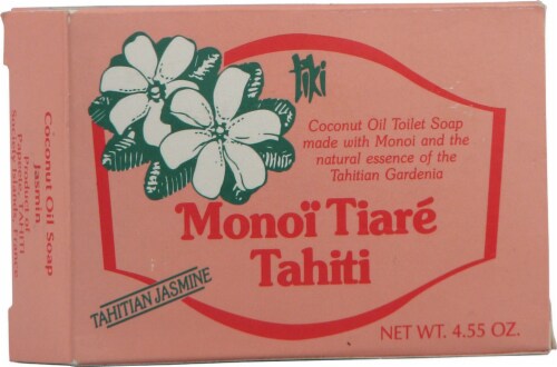 Monoi Tiare Tahiti Toilet Bar Soap Tahitian Jasmine Coconut Oil Perspective: front
