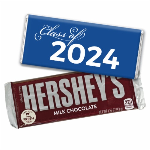 12ct Blue Graduation Candy Party Favors Class of 2024 Hershey's
