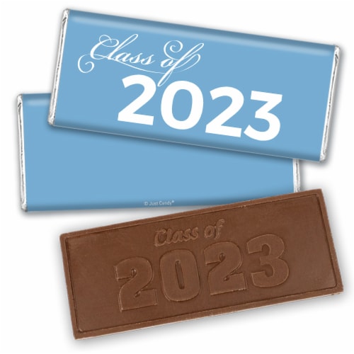 12ct Light Blue Graduation Candy Party Favors Class of 2024 Wrapped