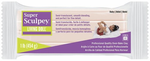 Super Sculpey Living Doll Clay 1lb Baby 1 Kroger