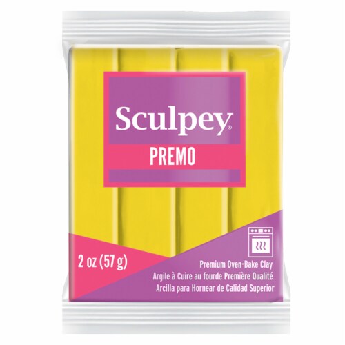 Sculpey Premo Polymer Clay 2oz-Cadmium Yellow, 1 count - Fry's