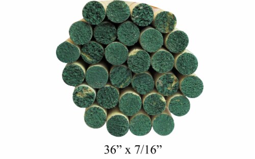Cindoco Dowel Bulk Econo 36x7/16  Green Perspective: front