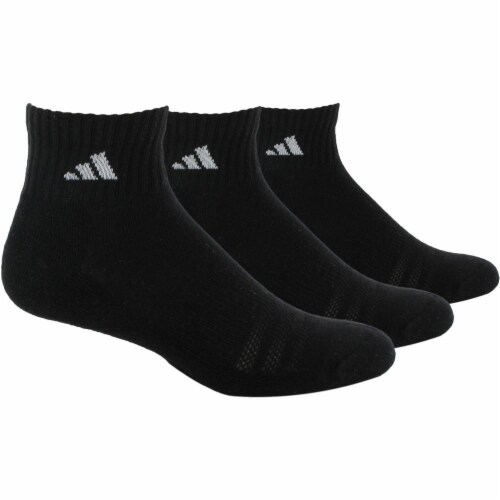 adidas 3-Pack Cushioned Climalite Quarter Length Socks, 3 Pairs - Fred ...