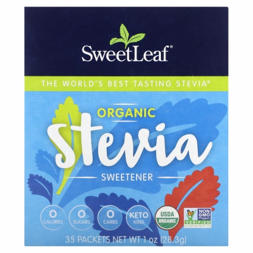 Sweet Leaf® Organic Sweetener Packets Perspective: front