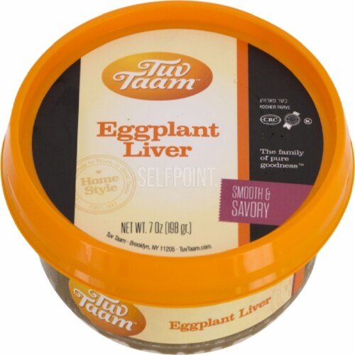 Tuv Taam Eggplant Liver Perspective: front