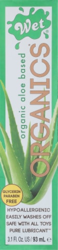 Wet® Organics Aloe Based Lubricant Perspective: front