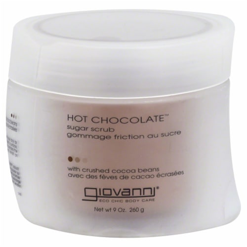 Giovanni Hot Chocolate Sugar Scrub Perspective: front