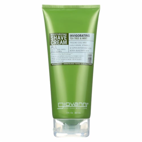 Giovanni Tea Tree And Mint Mositurizing Shave Cream Perspective: front