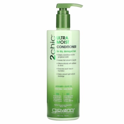 Giovanni 2chic Avocado & Olive Oil Ultra Moisture Conditioner Perspective: front