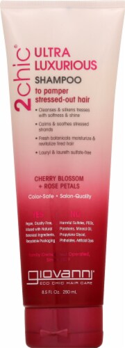 2chic Cherry Blossom & Rose Petals Ultra Luxurious Shampoo Perspective: front