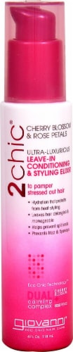 Giovanni 2chic Cherry Blossom & Rose Petals Leave-In Conditioning & Styling Elixir Perspective: front