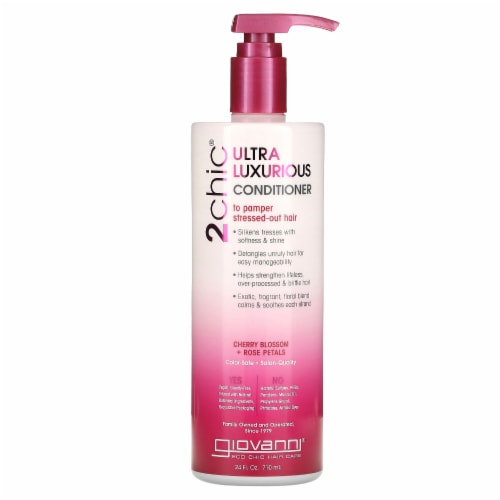 Giovanni Hair Care Products 2Chic - Conditioner - Cherry Blossom and Rose Petals - 24 fl oz Perspective: front