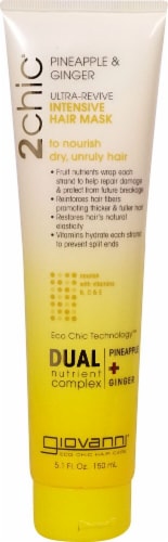 Giovanni 2chic Pineapple & Ginger Ultra-Revive Intensive Hair Mask Perspective: front