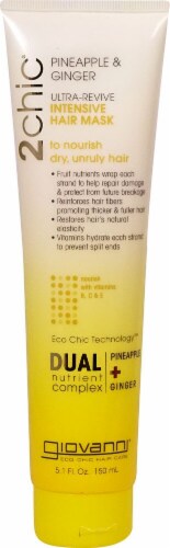 Giovanni 2chic Pineapple & Ginger Ultra-Revive Intensive Hair Mask Perspective: front