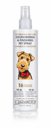 Giovanni® Professional Pet Care Oatmeal & Coconut Deodorizing & Finishing Spray Perspective: front